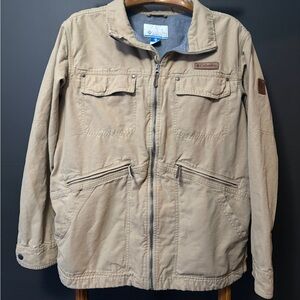 Columbia Men's Tan Canvas Field Jacket